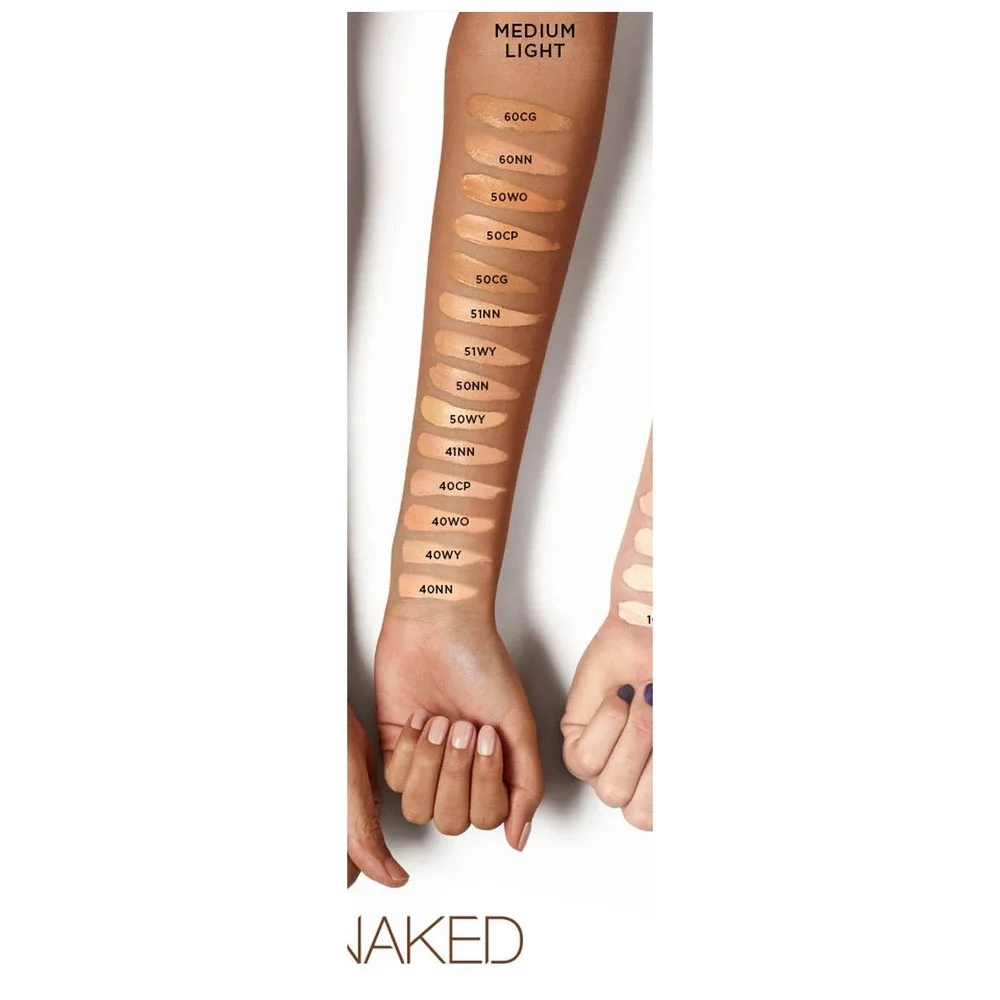 Urban Decay STAY NAKED WEIGHTLESS LIQUID FOUNDATION Shade 40 CP Full Size 30ml